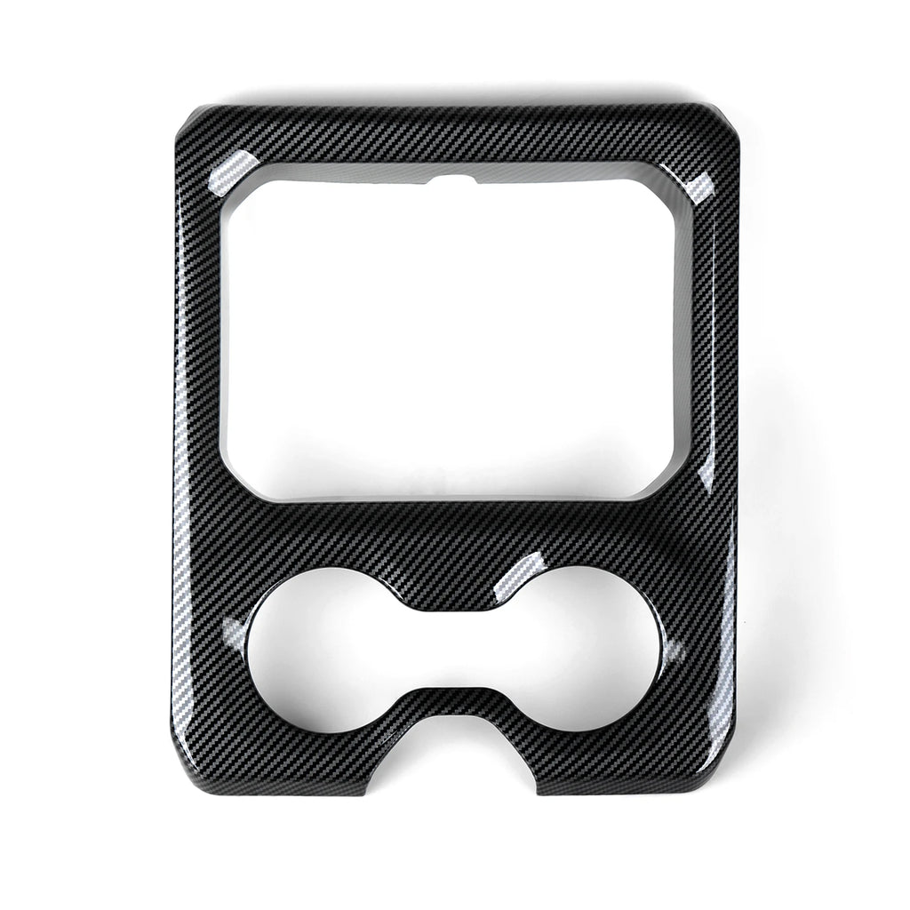 Carbon-Look Cup Holder Panel Cover for 2019-2026 Ram 1500, 2500, 3500