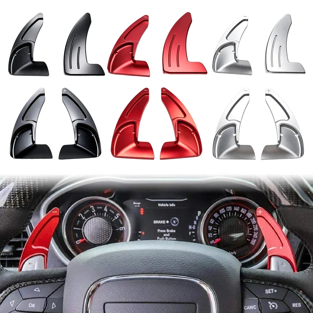 Aluminum Paddle Shifter Extensions for Dodge Charger / Durango, Jeep Cherokee