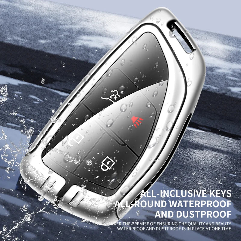 Zinc Alloy Key Fob Cover for 2020-2023 Tahoe / Suburban / Yukon / Envision