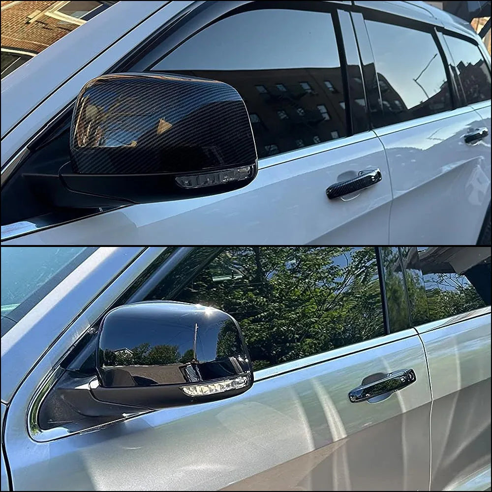 Mirror and Door Handle Covers for 2011-2021 Jeep Grand Cherokee / Durango
