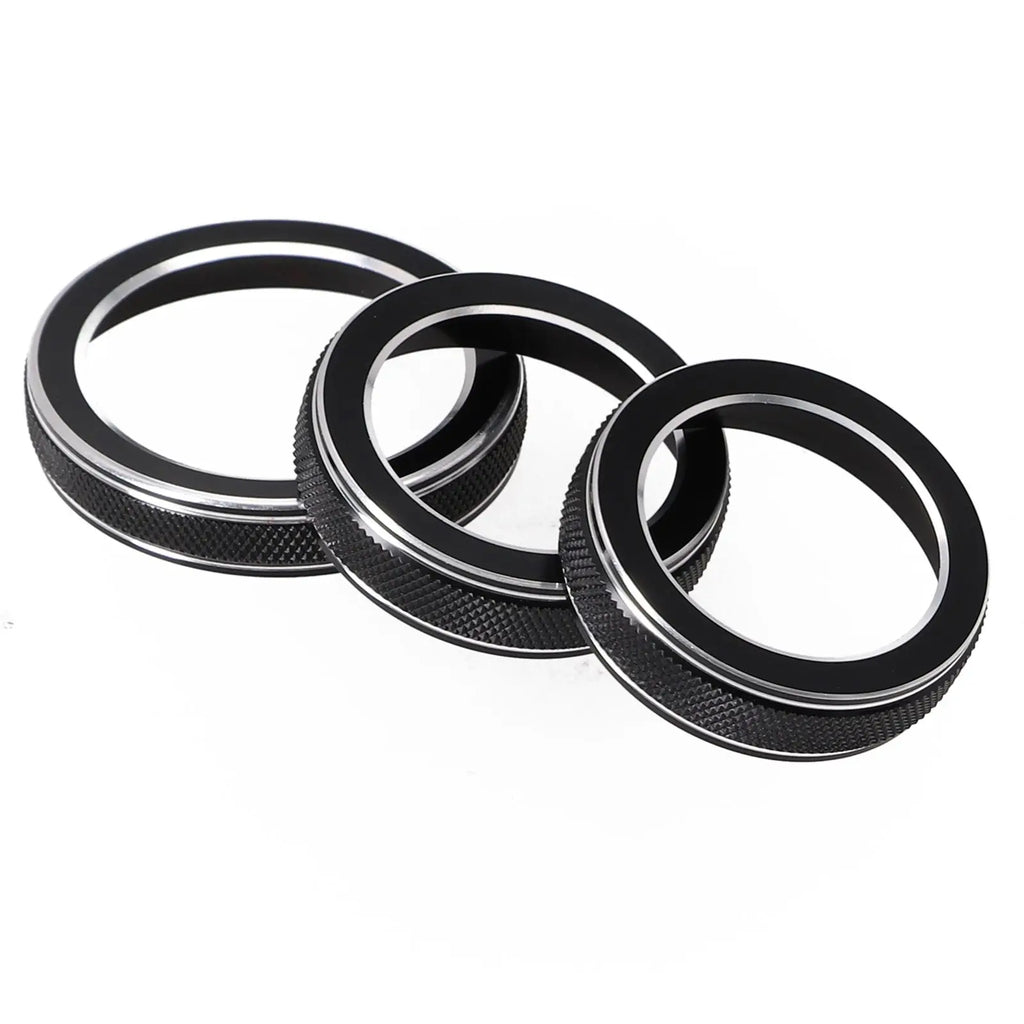 3-Piece Knob Ring Cover Set for 2014-2021 Jeep Cherokee / Grand Cherokee