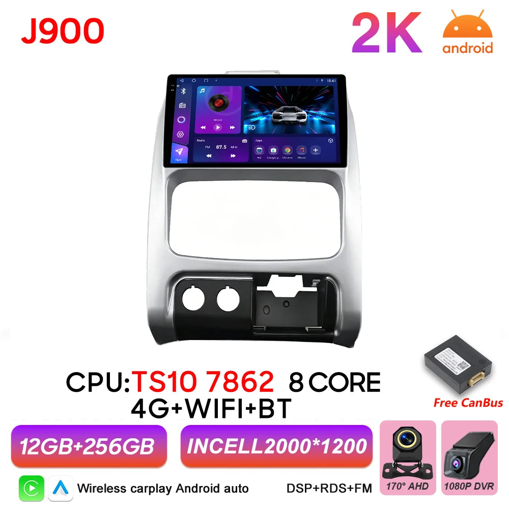 9 in. Android CarPlay Head Unit for 2002-2007 Jeep Liberty