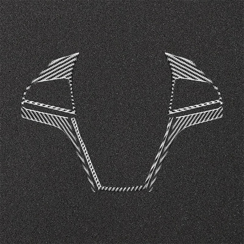 Carbon-Look Steering Wheel Button Trim for 2012-2015 Chevy Camaro