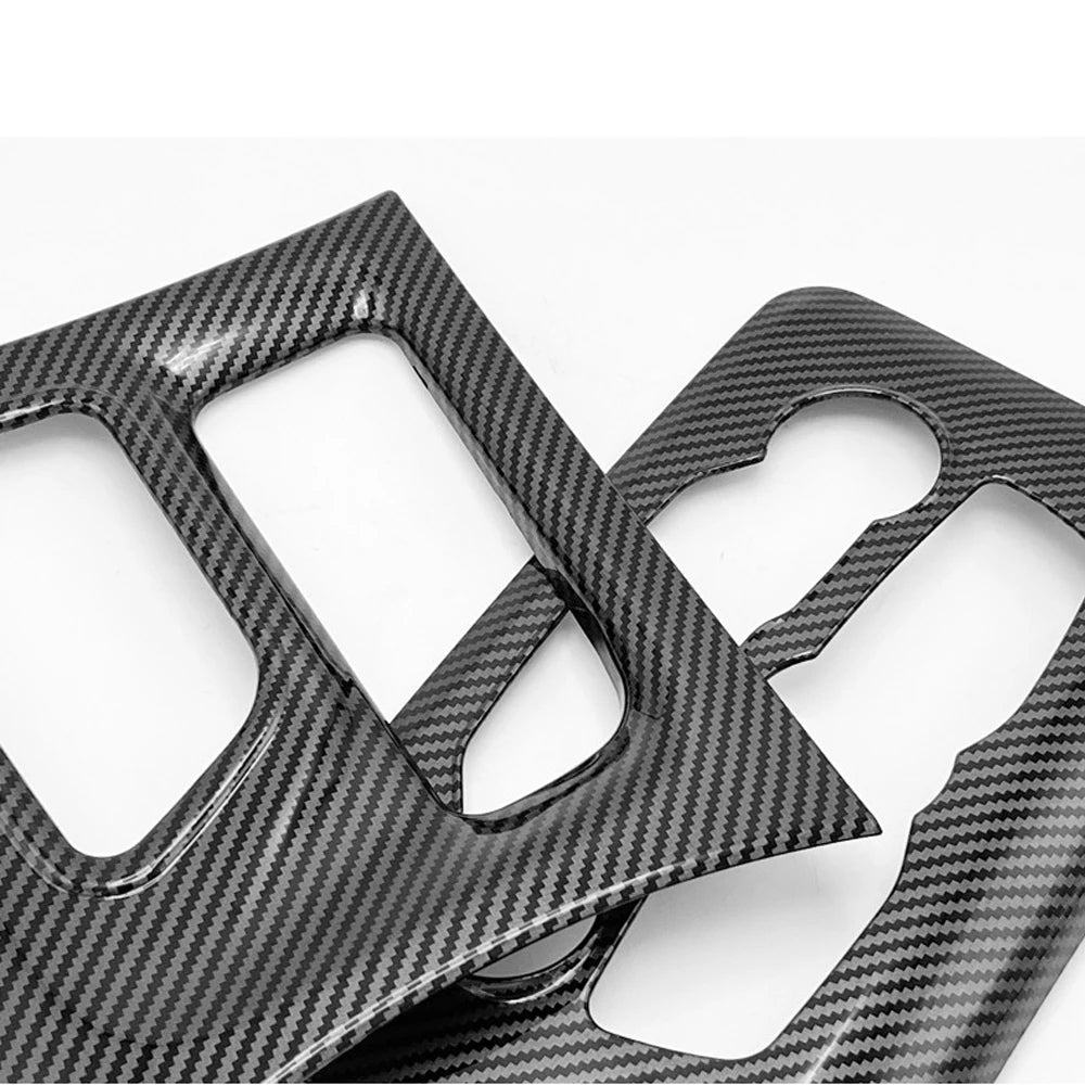 Gear Shift / A/C Panel Trim for 2015-2021 Dodge Charger, Carbon Look