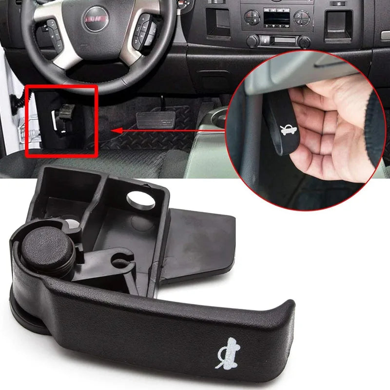 Hood Release Handle for Chevy Silverado / Tahoe / GMC Sierra / Yukon, Black