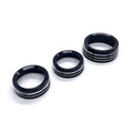 A/C and Volume Knob Cover Set for 2015-2020 Dodge Challenger / Charger