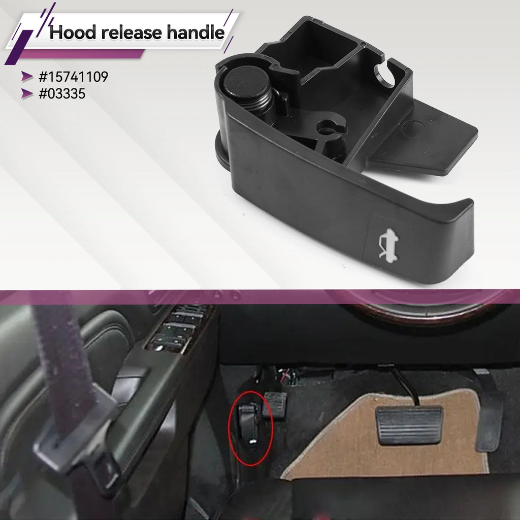 Hood Release Pull Handle for 1999-2006 Chevy Silverado / GMC Sierra