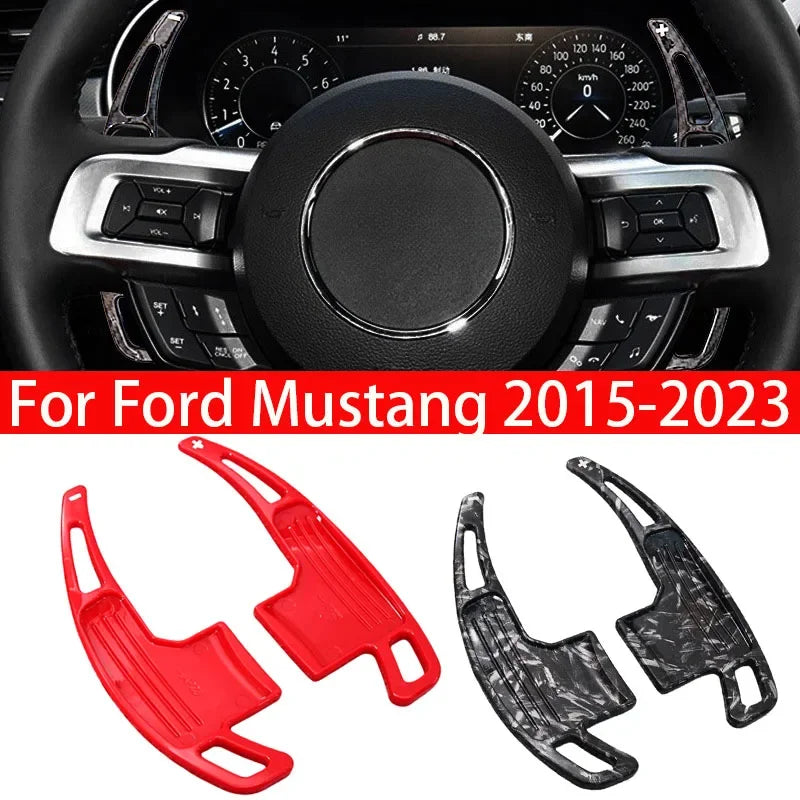 Paddle Shifter Extensions for 2015-2023 Ford Mustang, Pair