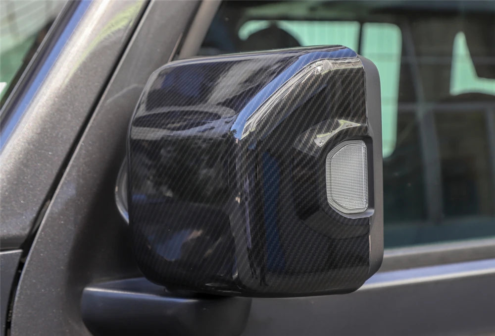 Mirror Covers for 2018-2024 Jeep Wrangler JL, Turn Signal Mirrors