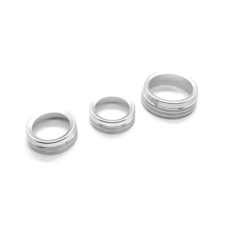 A/C and Volume Knob Cover Set for 2015-2020 Dodge Challenger / Charger