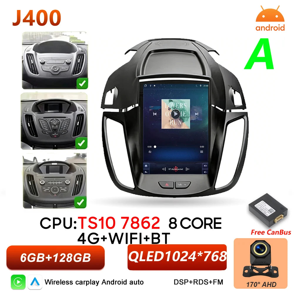 9.7 in. Android CarPlay Head Unit for 2013-2019 Ford Escape