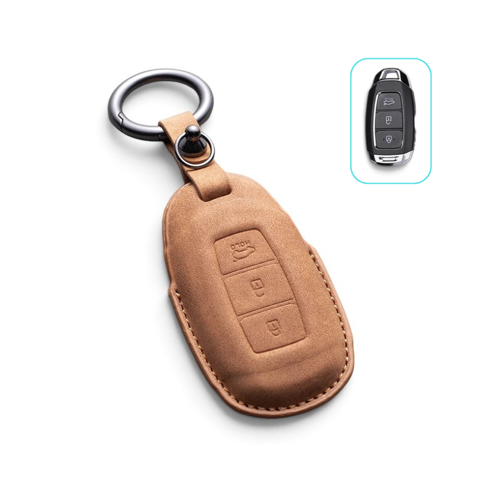 Suede-Finish Key Fob Cover for Dodge Challenger, Charger, Durango, Journey, Dart