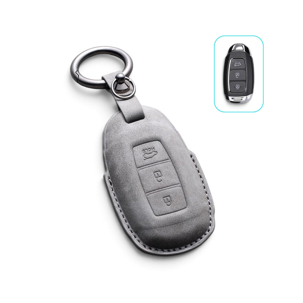 Suede-Finish Key Fob Cover for Dodge Challenger, Charger, Durango, Journey, Dart