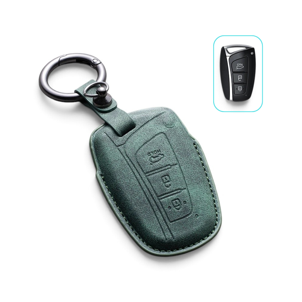 Suede-Finish Key Fob Cover for Dodge Challenger, Charger, Durango, Journey, Dart