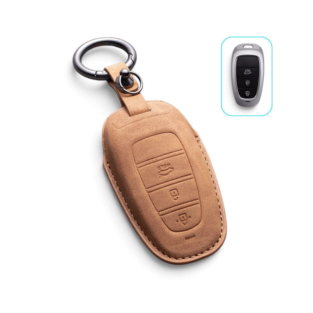 Suede-Finish Key Fob Cover for Dodge Challenger, Charger, Durango, Journey, Dart