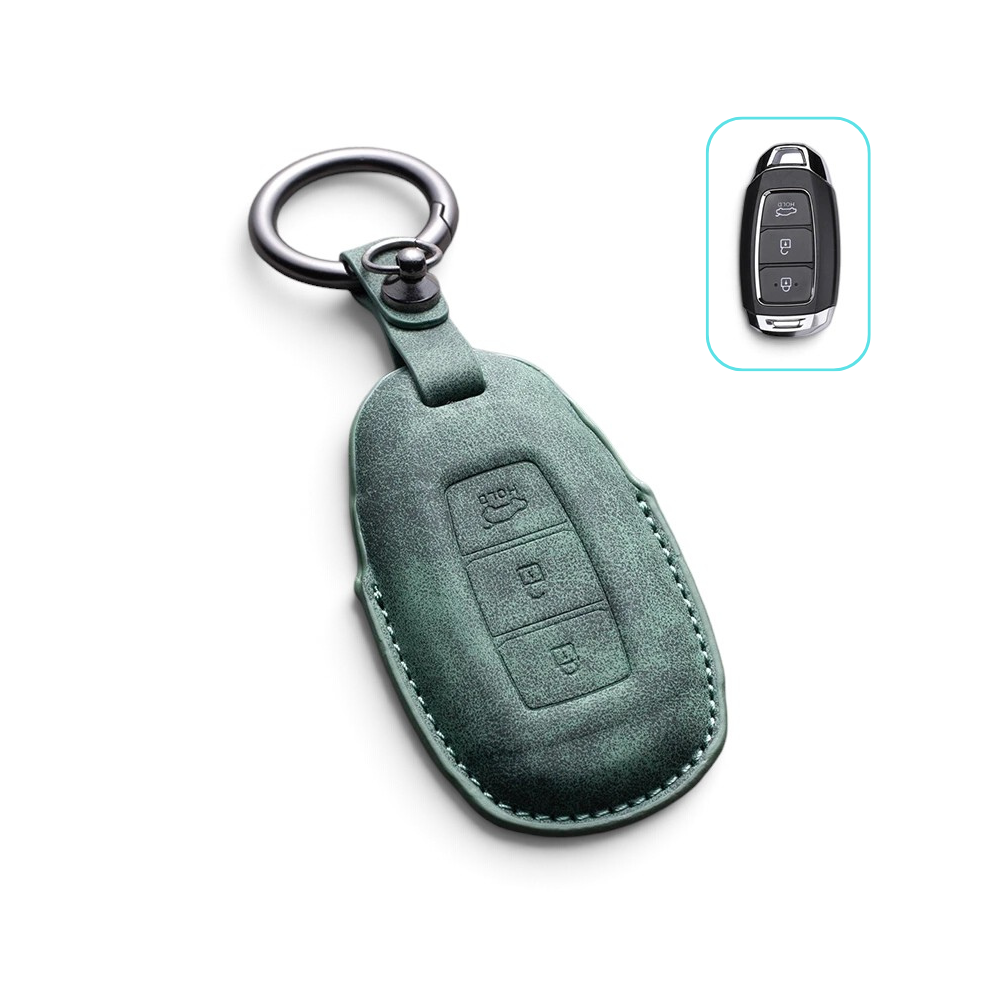 Suede-Finish Key Fob Cover for Dodge Challenger, Charger, Durango, Journey, Dart