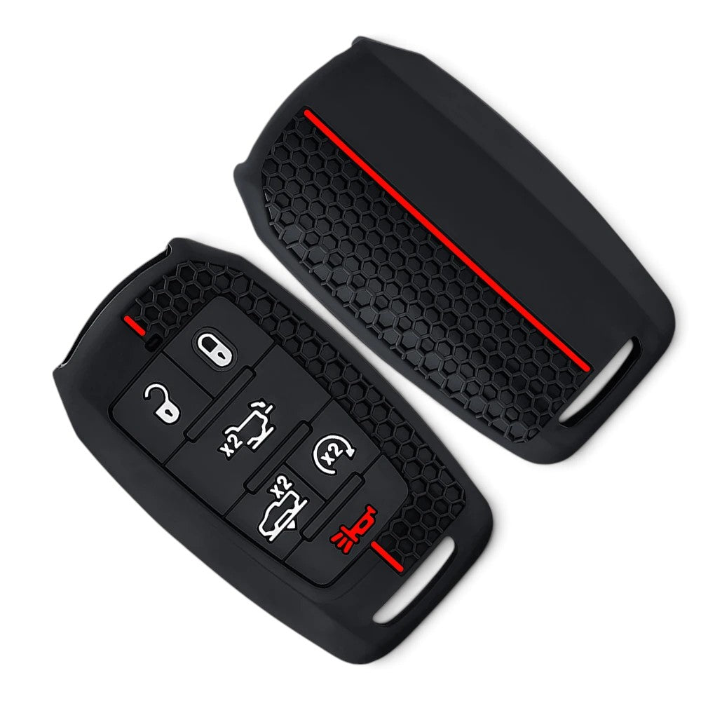 Silicone Key Fob Cover for Jeep Wrangler / Grand Cherokee / Compass / Renegade