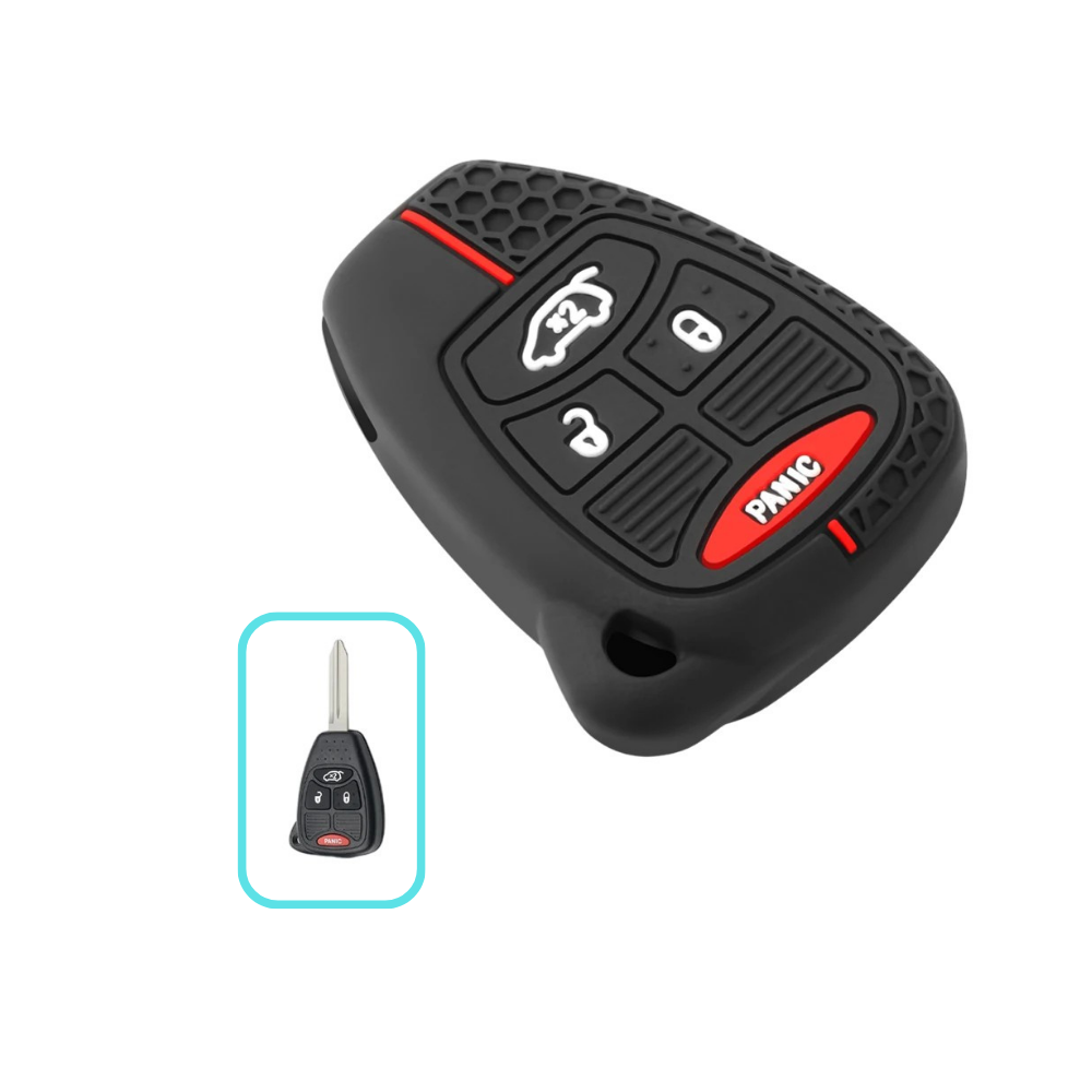 Silicone Key Fob Cover for Chrysler 200 / 300C / Voyager
