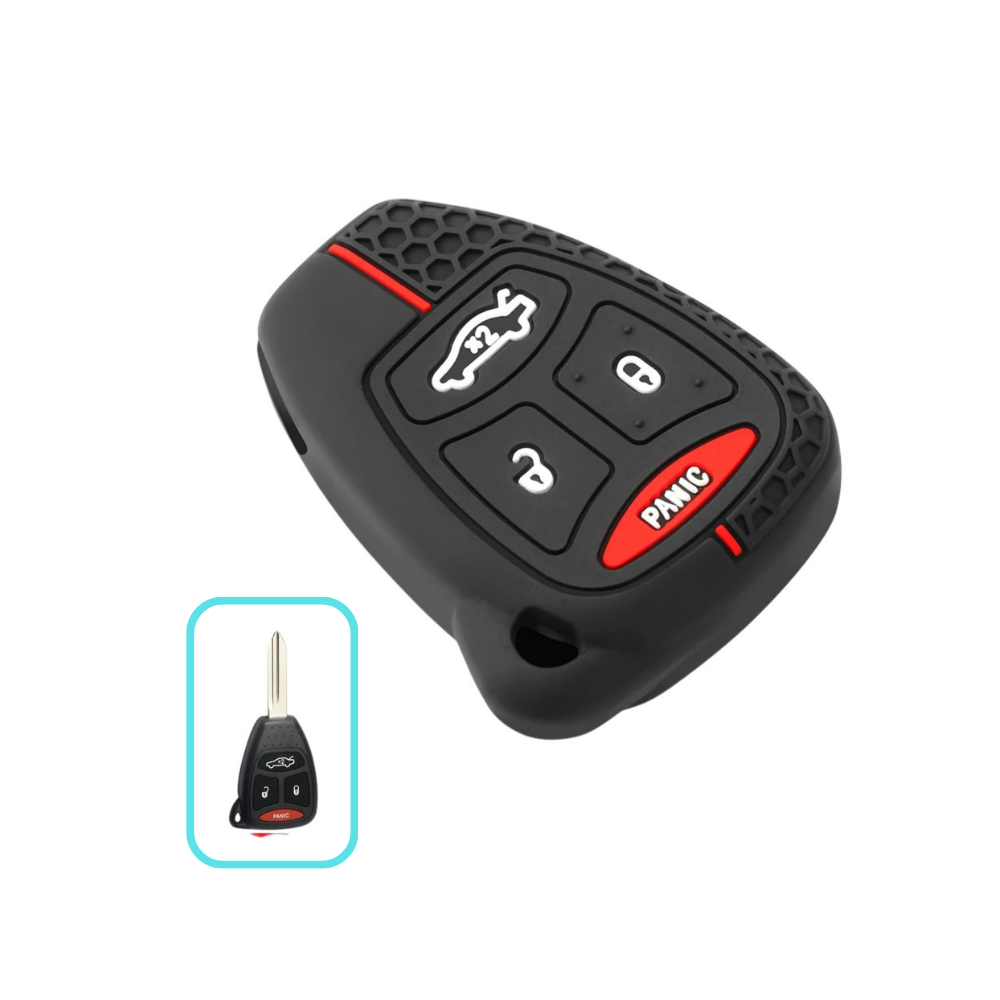 Silicone Key Fob Cover for Chrysler 200 / 300C / Voyager