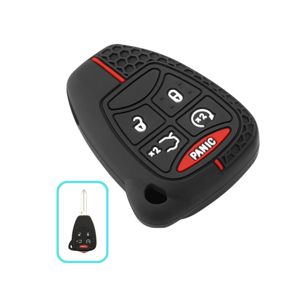 Silicone Key Fob Cover for Dodge Ram, Charger, Challenger, Durango