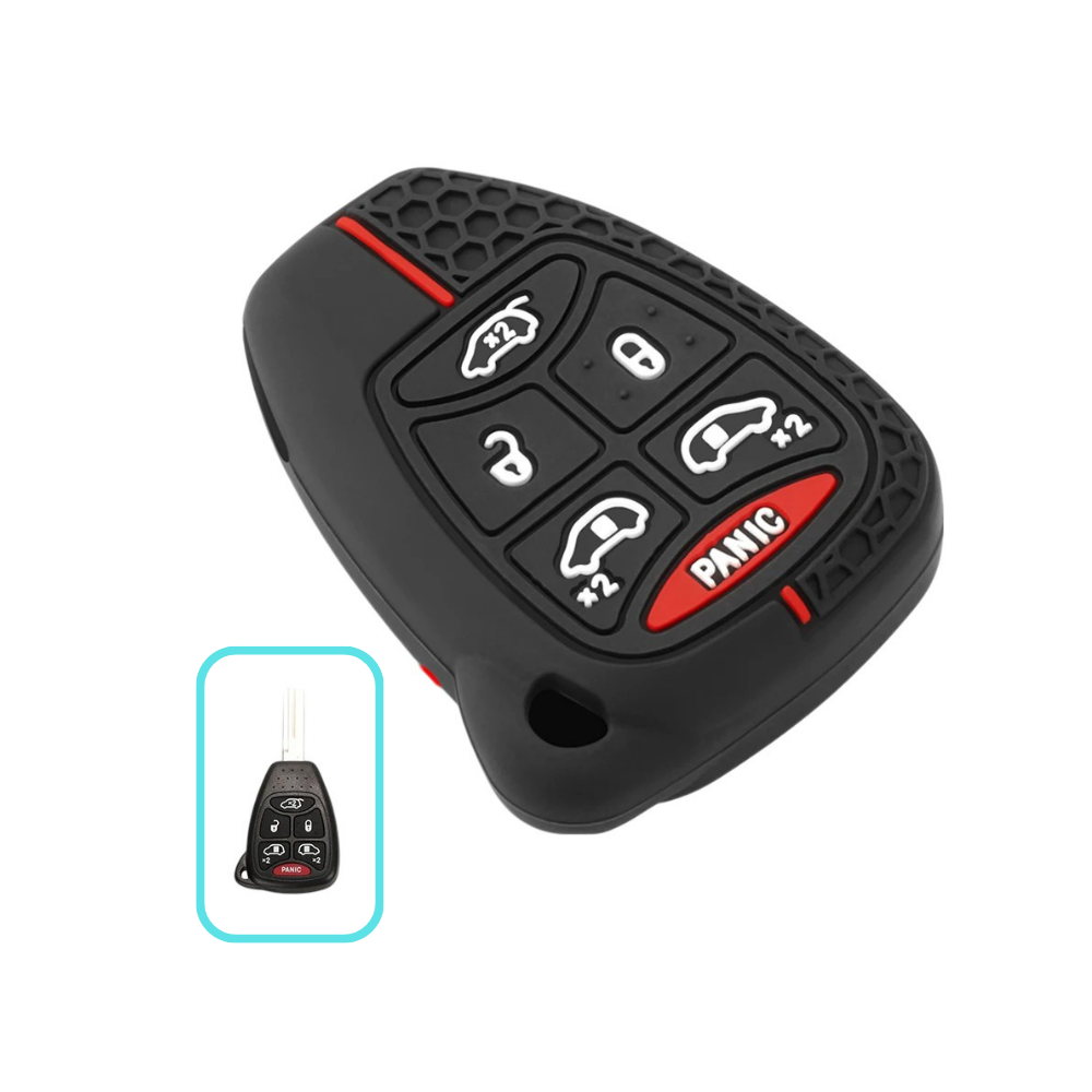 Silicone Key Fob Cover for Chrysler 200 / 300C / Voyager